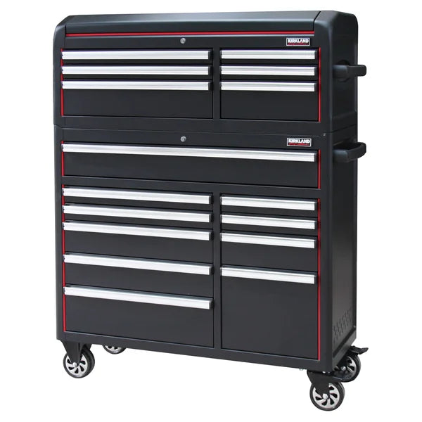 Kirkland Signature 43-in. 16-drawer Top Chest and Cabinet Combo