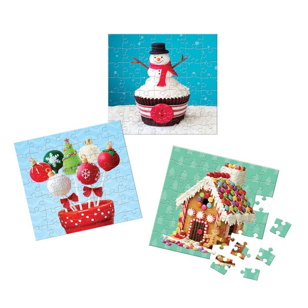 Eurographics Sweet Christmas Advent Calendar Puzzle Set