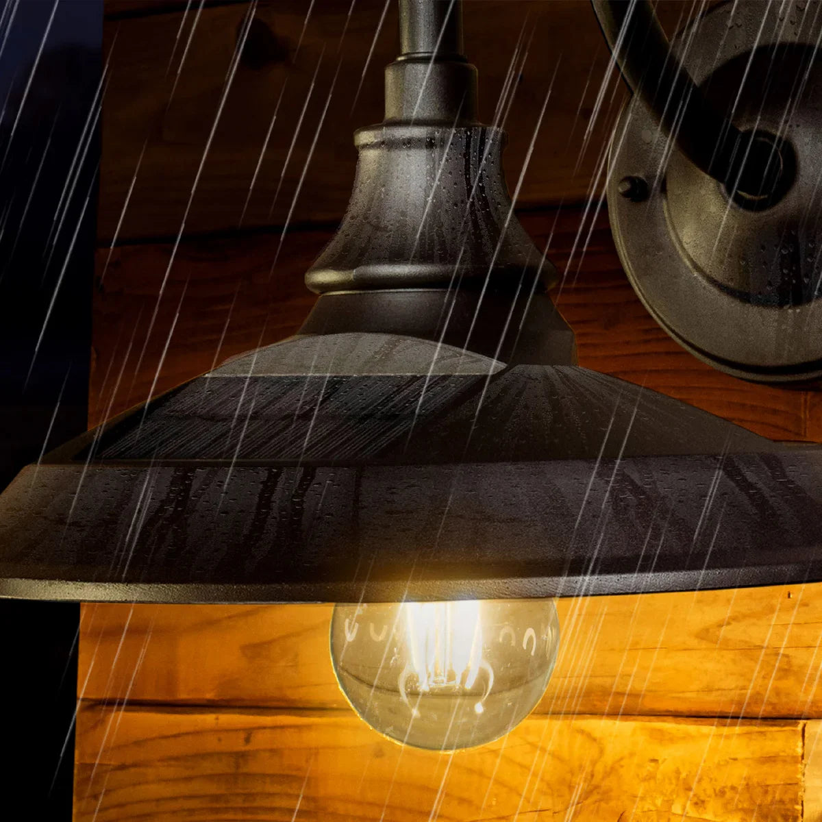 Classy Caps Solar Barn Light