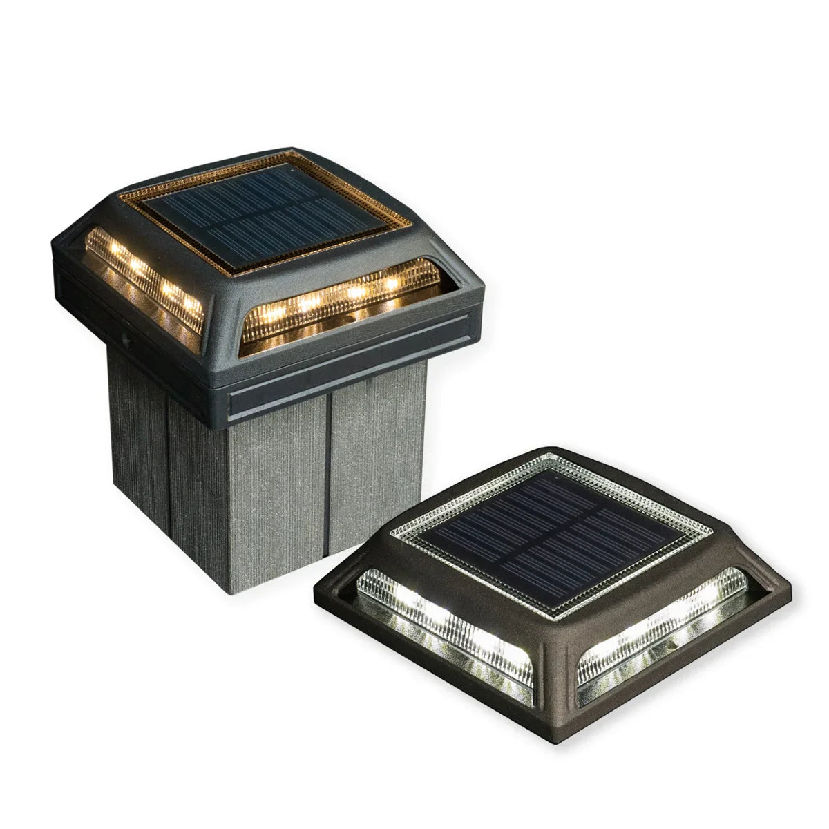 Classy Caps Muskoka Universal Solar Deck and Post Light, 2-pack