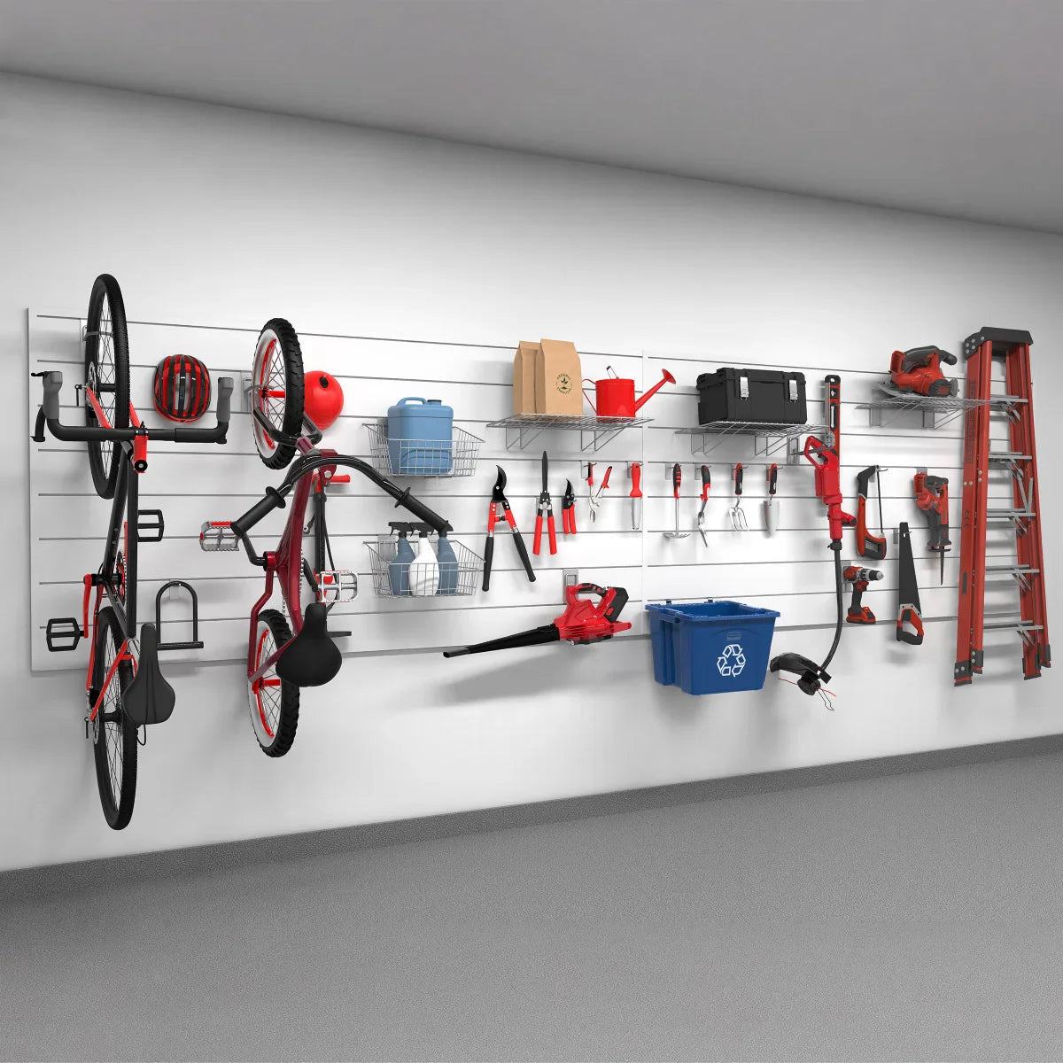 CrownWall Slatwall Supreme Organization Wall Panel Bundle