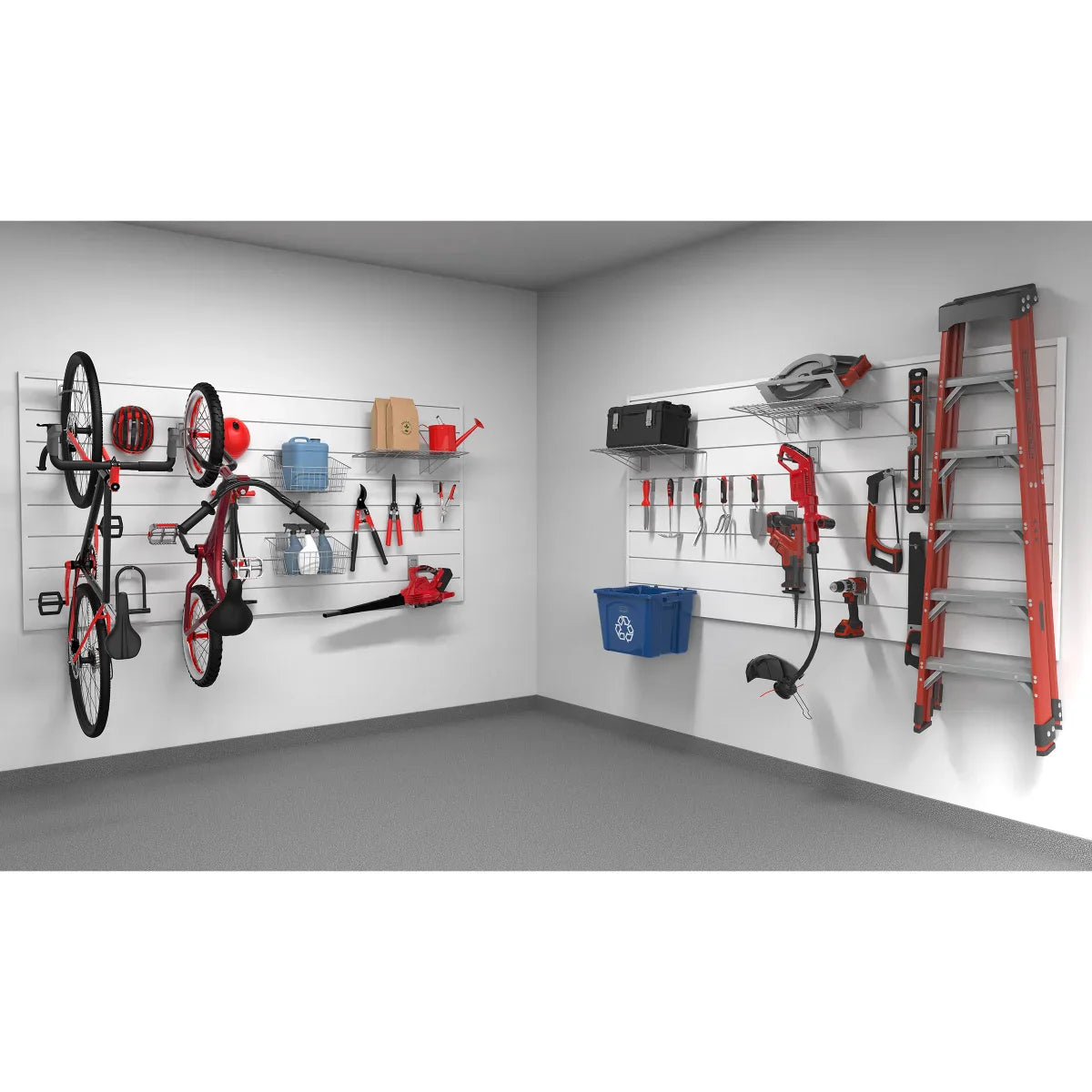 CrownWall Slatwall Supreme Organization Wall Panel Bundle