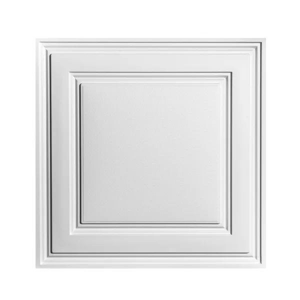 Ceilume Stratford White 2ft x 2ft Suspended Ceiling Tiles