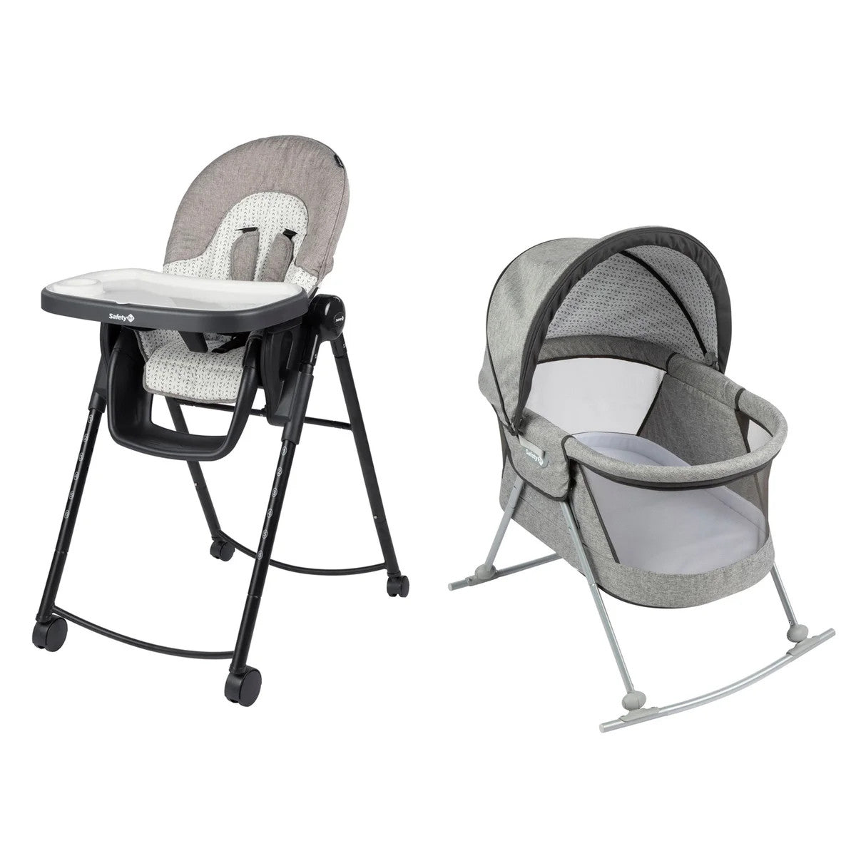 Safety 1st Pathways Home 2-piece Set, Highchair and Bassinet