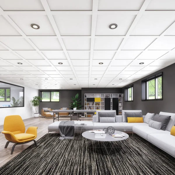 Embassy Suspended 2ft x 2ft Ceiling Kit Covering 145 square feet