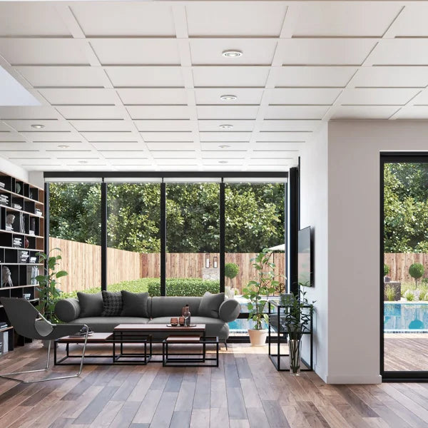 Embassy Suspended 2ft x 2ft Ceiling Kit Covering 145 square feet