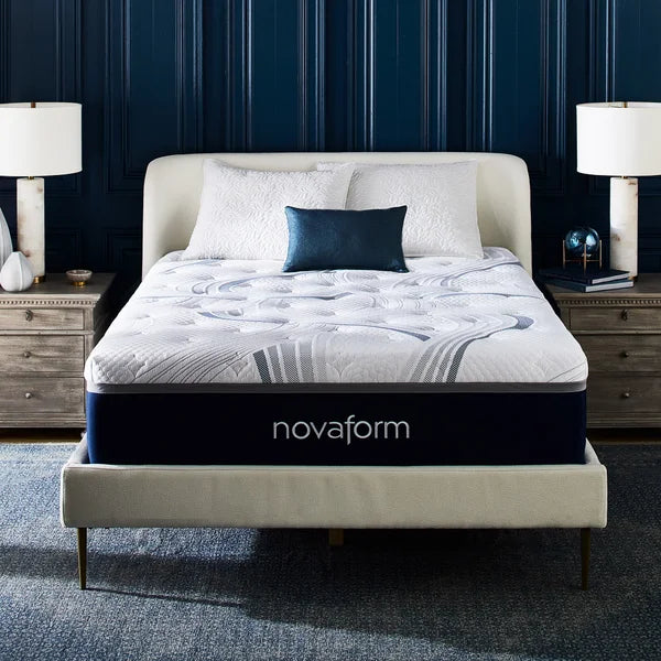 Novaform ComfortGrande Plus Advanced 35.5 cm (14 in.) Gel Memory Foam Queen Mattress