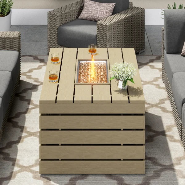 Eden 8-piece Patio Conversation Set with Fire Table