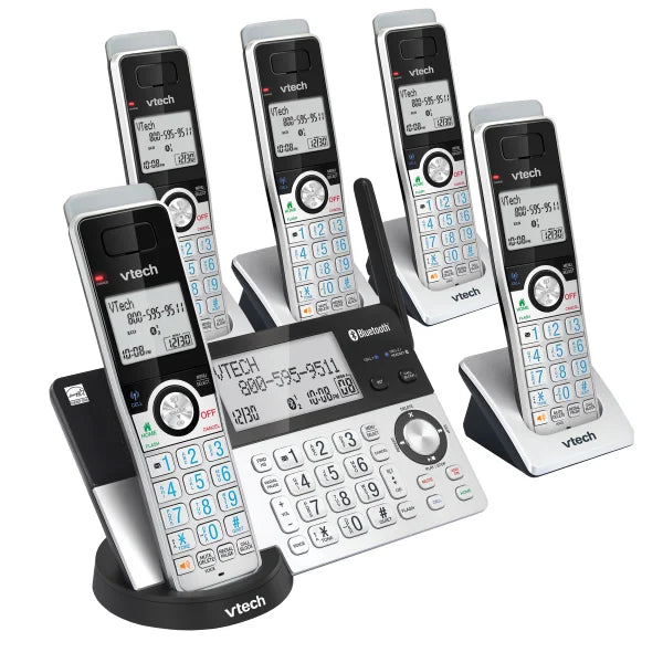 V-Tech 5-handset Phone System with Connect to Cell