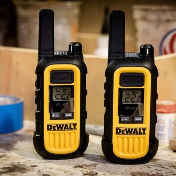 DeWALT DXFRS300 Two-Way Radios with Heavy Duty 6-Port Charger, 6-pack