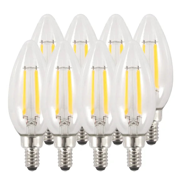 Luminus LED Elite 3.5W Dimmable B11 Chandelier Bulb, 8-pack