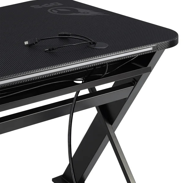 Radius 151.4 cm (59.6 in.) Gaming Desk