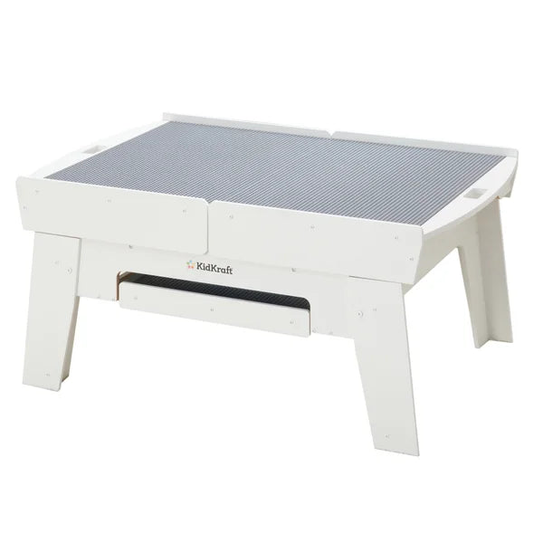 KidKraft Building Bricks Play N Glow Light-Up Table with 210 Bricks