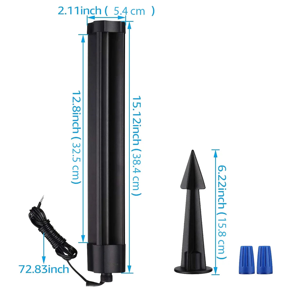 Bazz Luvia Outdoor LED Modern Landscape Kit, 6-pack