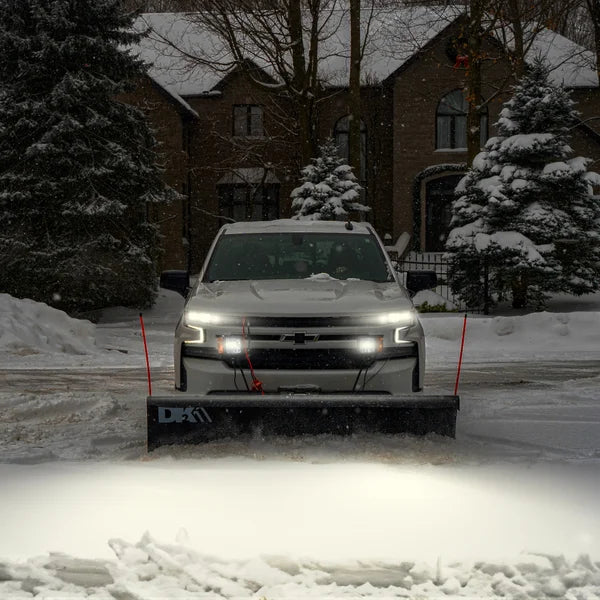 DK2 T-Frame Snow Plow Kit With Light, 82 in. × 19 in.