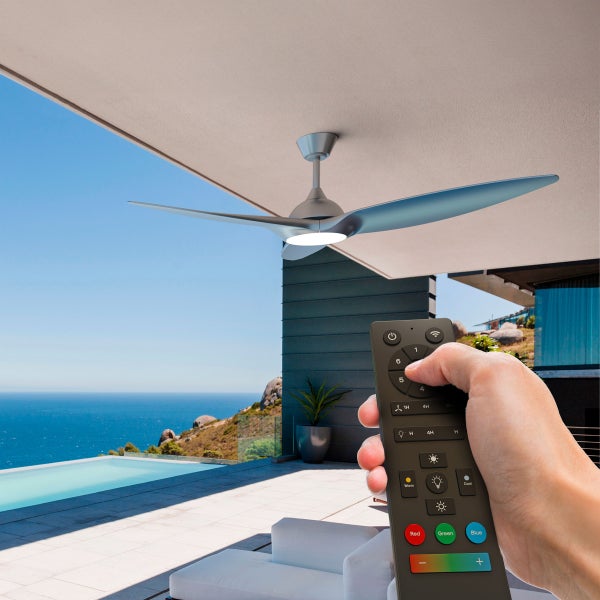 Atomi Slique Smart WiFi 60 in. Outdoor Ceiling Fan