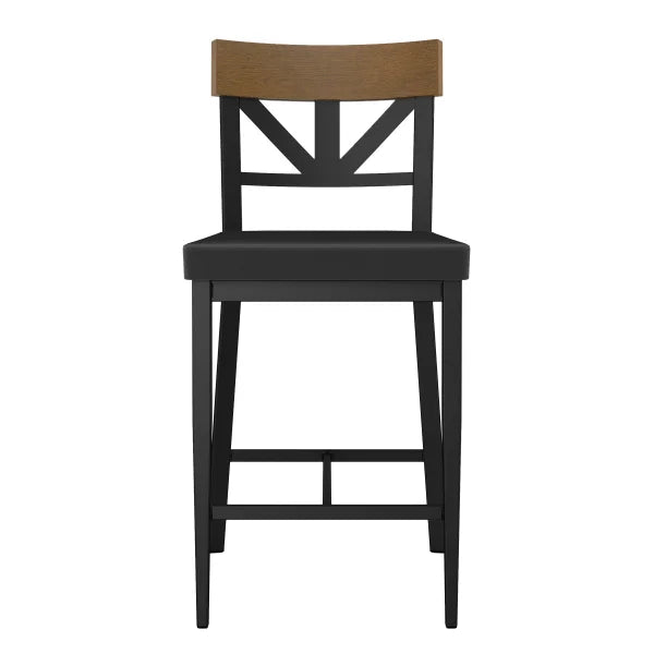 Amisco Clark Counter Stool with Polyurethane Seat