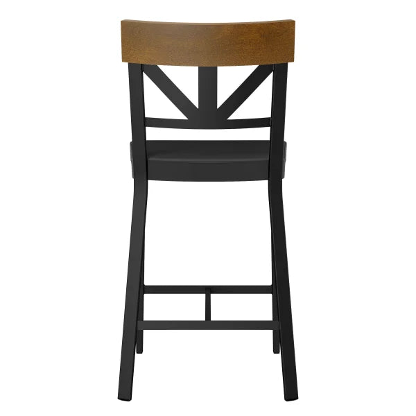 Amisco Clark Counter Stool with Polyurethane Seat