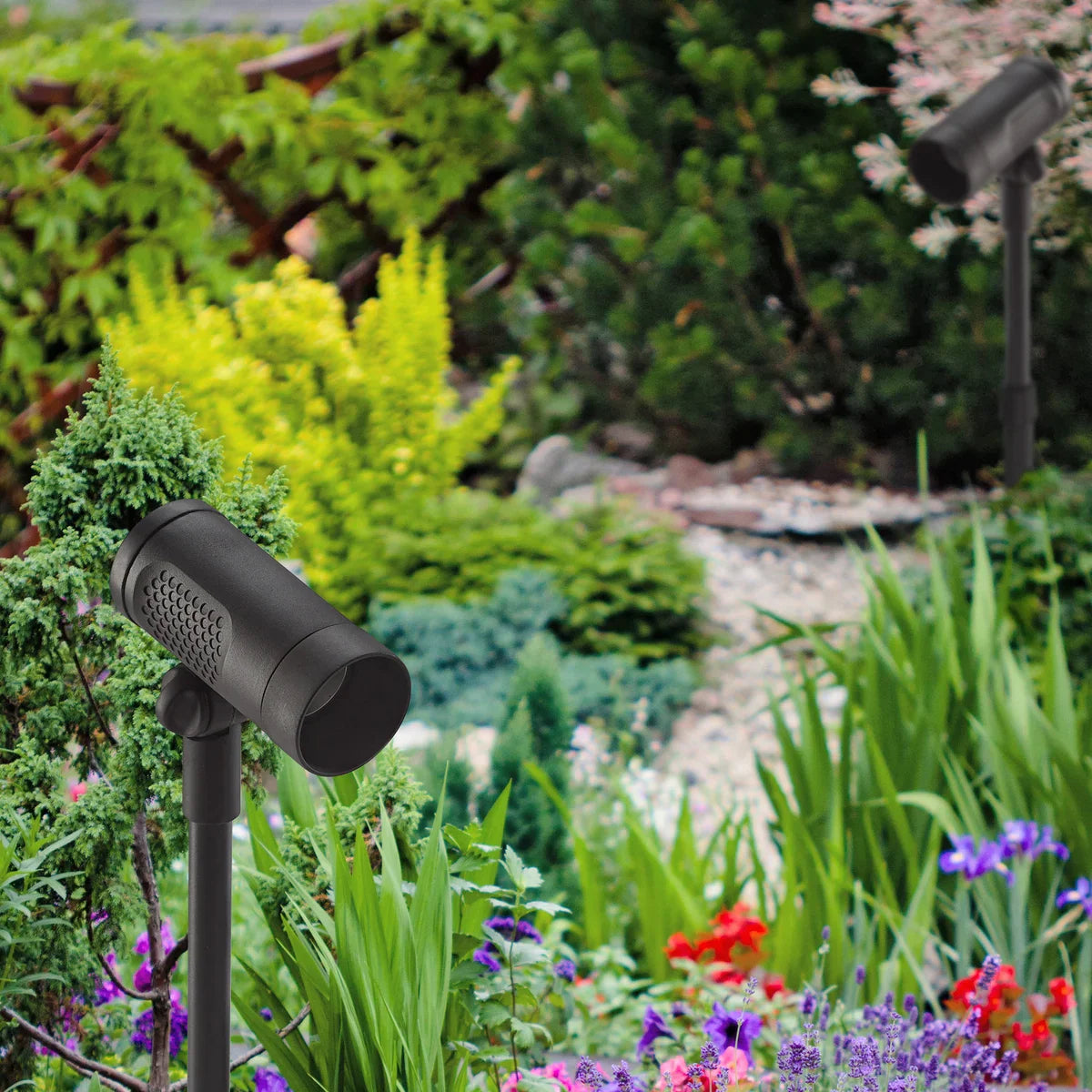 Pathmark Lighting Solar LED Spot Light, 2-pack