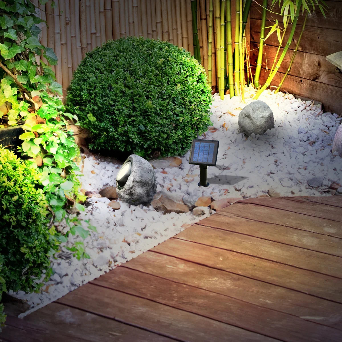 KODA Solar LED Rock Spotlights, 2-pack