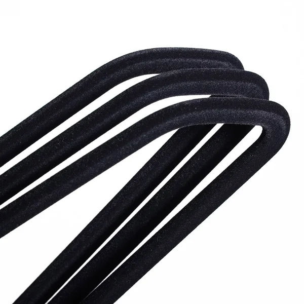 100 Non-Slip Flocked Hangers