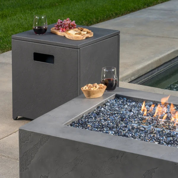 Oliver Fire Pit with Tank Cover