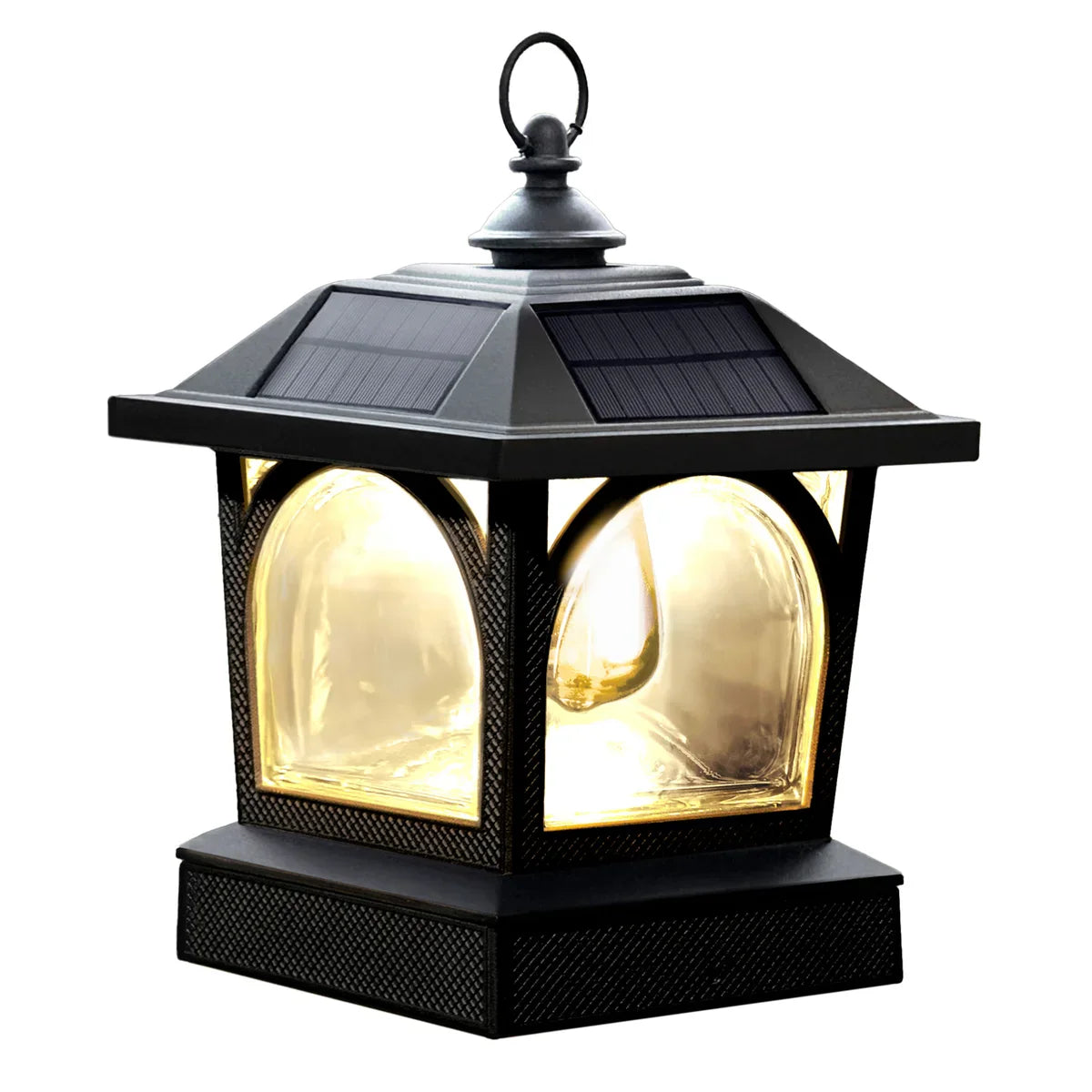 Classy Caps Edison Solar Table Lantern or Post Cap