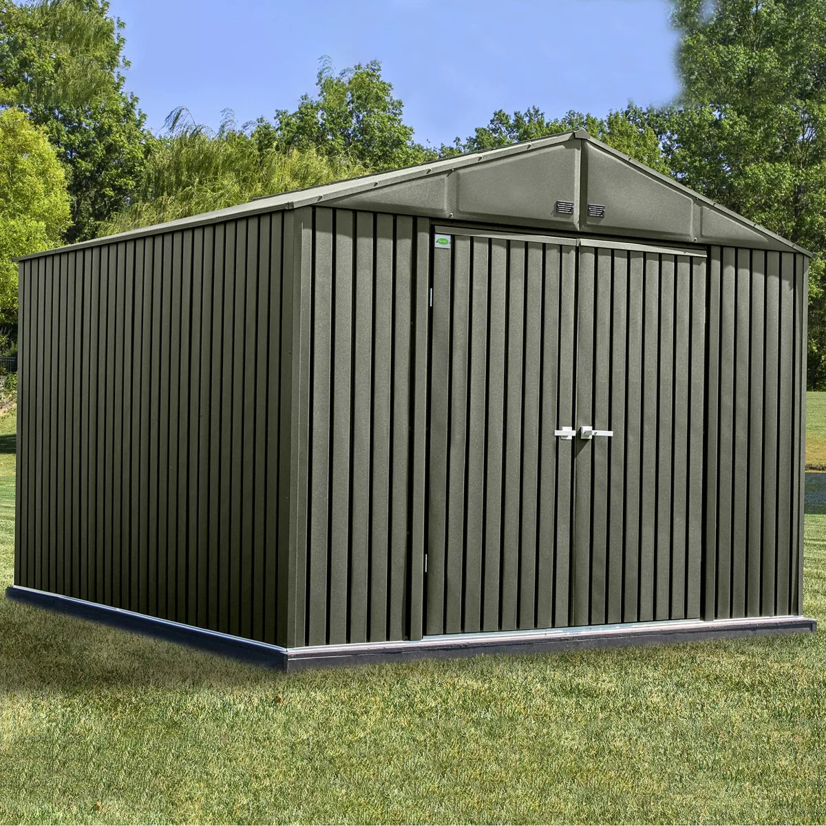 Scotts Lawn Care Storage Shed 10x10 Vintage Green