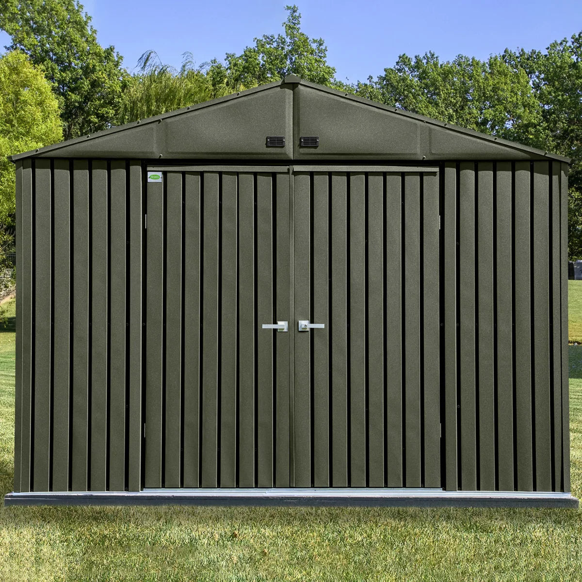 Scotts Lawn Care Storage Shed 10x10 Vintage Green