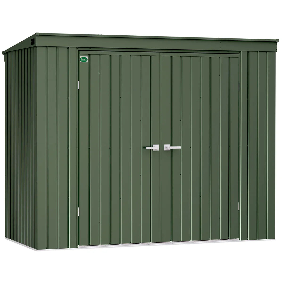 Scotts Garden Storage Shed 8 ft. × 5 ft. Vintage Green
