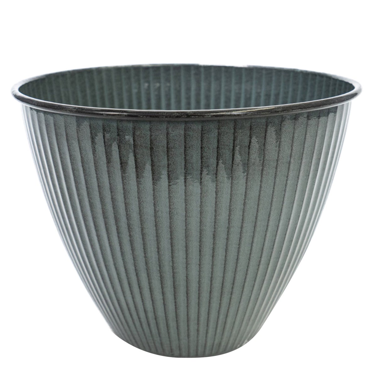 14" Sheridan Planter, Stormy Grey
