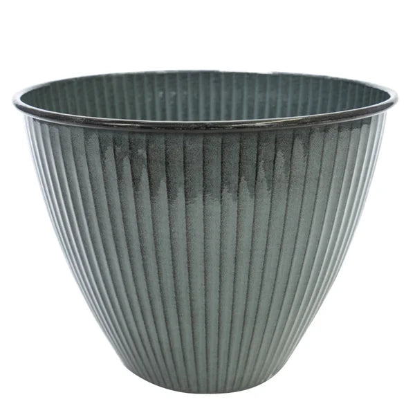 14" Sheridan Planter, Stormy Grey