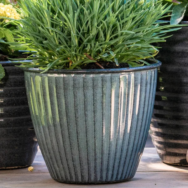 14" Sheridan Planter, Stormy Grey