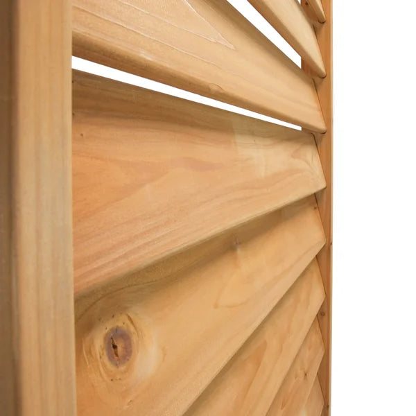 Sierra Wood Freestanding Privacy Screen, 1-Panel 6 ft.