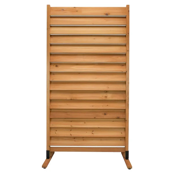 Sierra Wood Freestanding Privacy Screen, 1-Panel 6 ft.