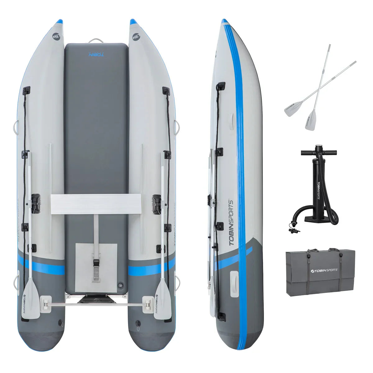 Tobin Sports Grand Haven Inflatable Sport Boat Set, 5 person