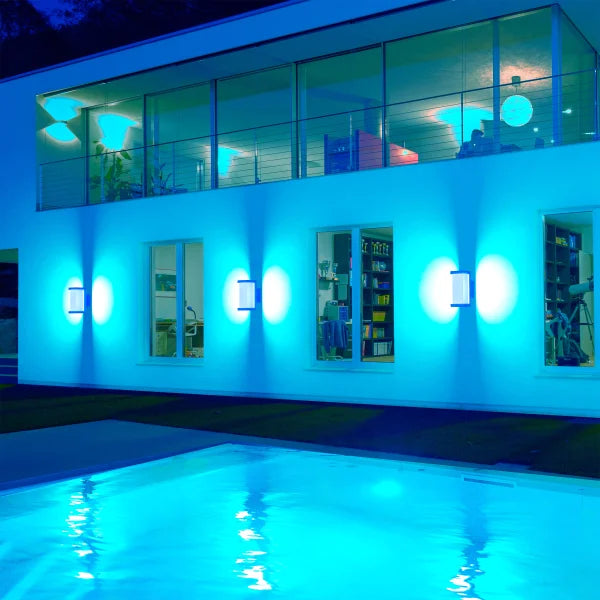 Atomi Smart Wi-Fi Quadrata Outdoor Wall Sconces (2-pack)