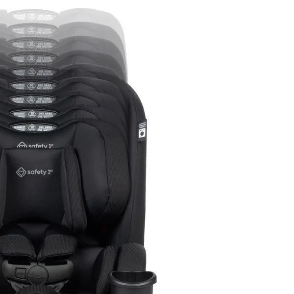 Safety 1st SlimRide All-in-One Convertible Car Seat, Black