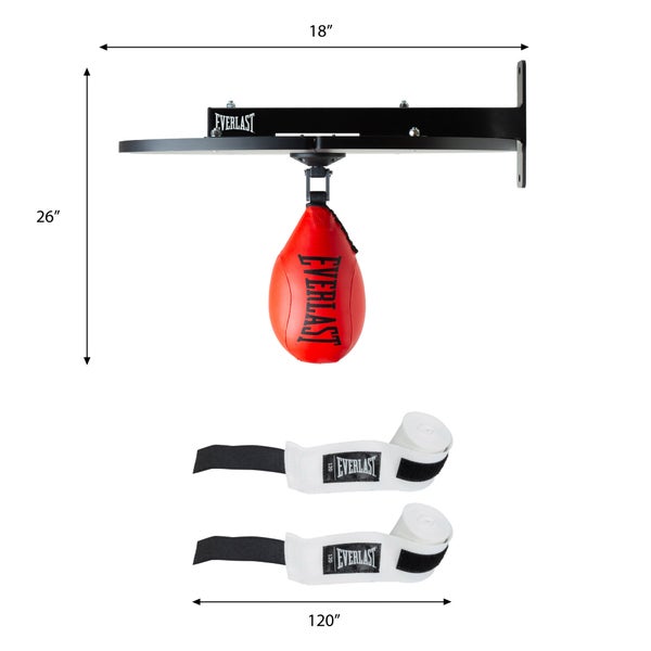 Everlast Speed Bag Kit and Handwraps