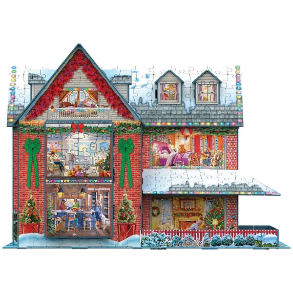 Eurographics 3D Christmas House 1100 Piece Puzzle