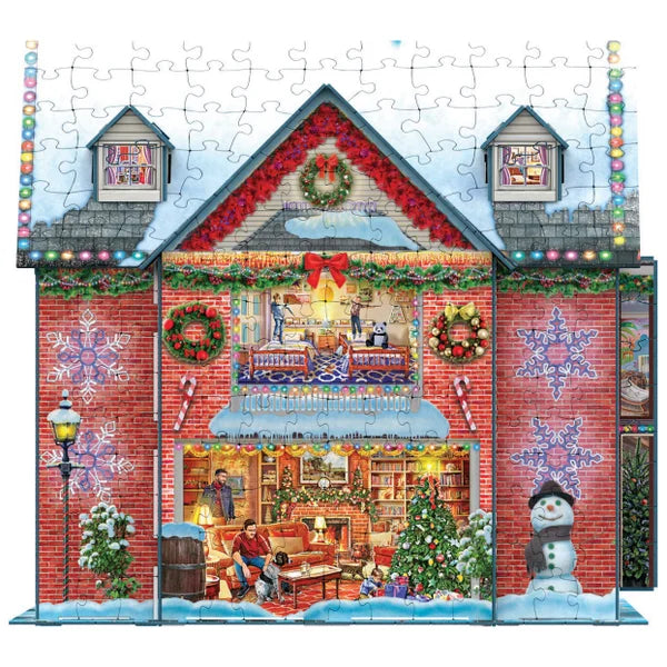 Eurographics 3D Christmas House 1100 Piece Puzzle