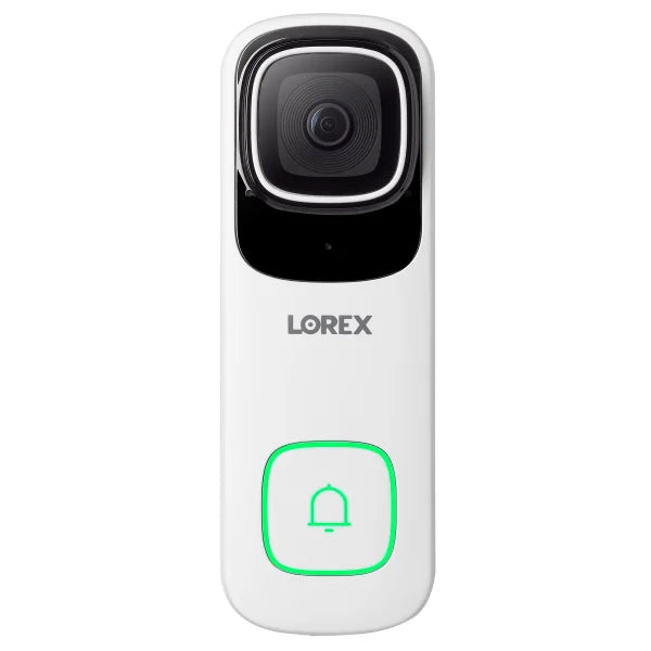 Lorex 4K Wired Video Doorbell with 2K Floodlight Wi-Fi Camera