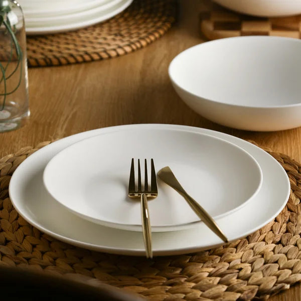 Stone Lain Taglio Bone China Dinnerware Set, 12-pieces