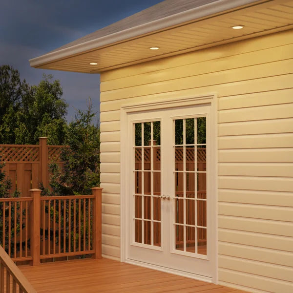 Globe Electric 4 in. Integrated Slim Recessed Panel Light Kit, 12-pack