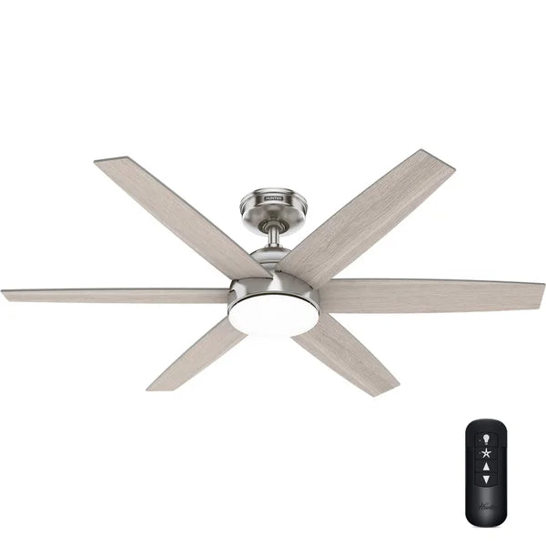 Hunter Anza Brushed Nickel 52 in. Ceiling Fan