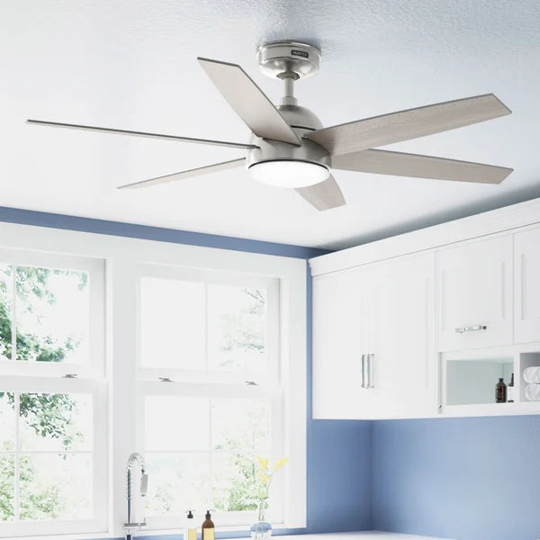 Hunter Anza Brushed Nickel 52 in. Ceiling Fan