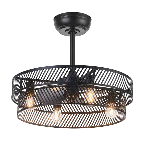 Loxley Rowe Kossi Ceiling Fan with Light