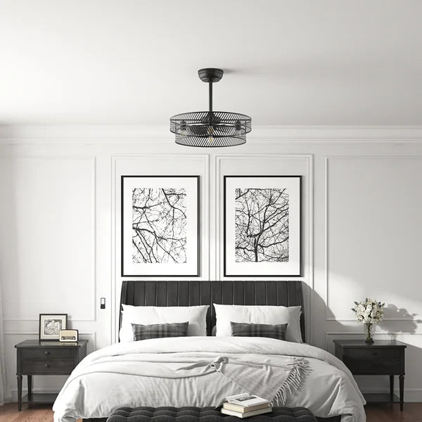 Loxley Rowe Kossi Ceiling Fan with Light