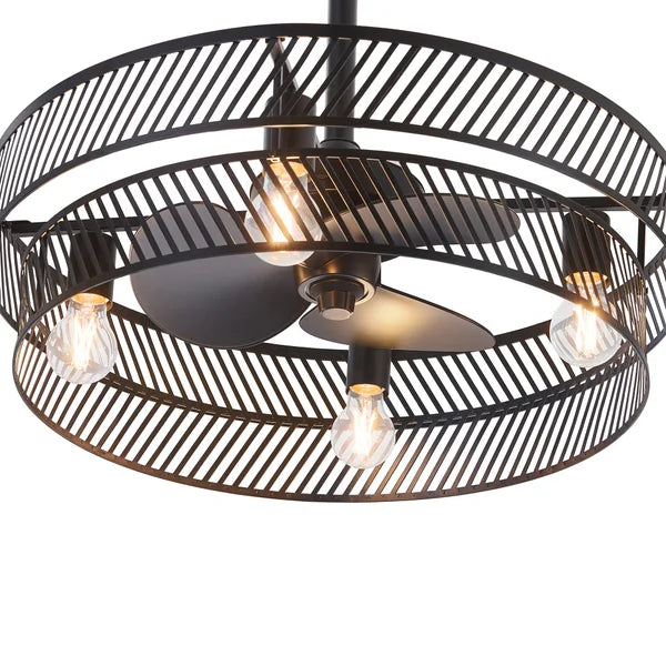 Loxley Rowe Kossi Ceiling Fan with Light