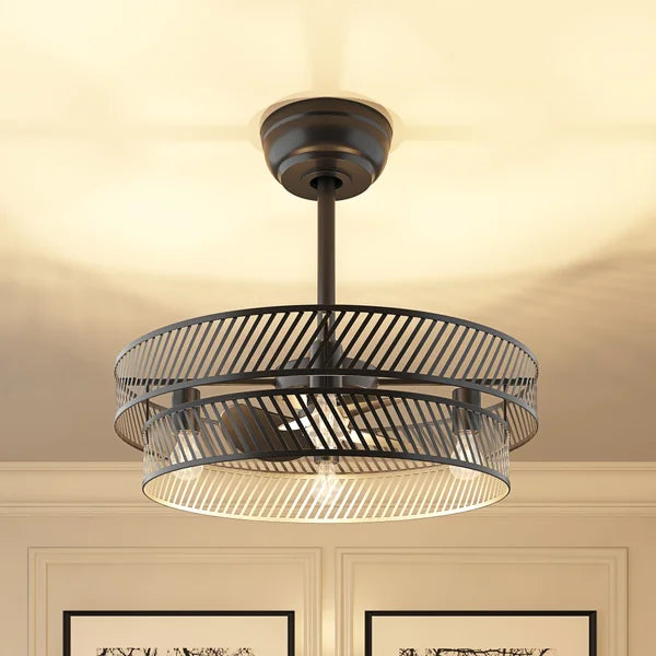 Loxley Rowe Kossi Ceiling Fan with Light
